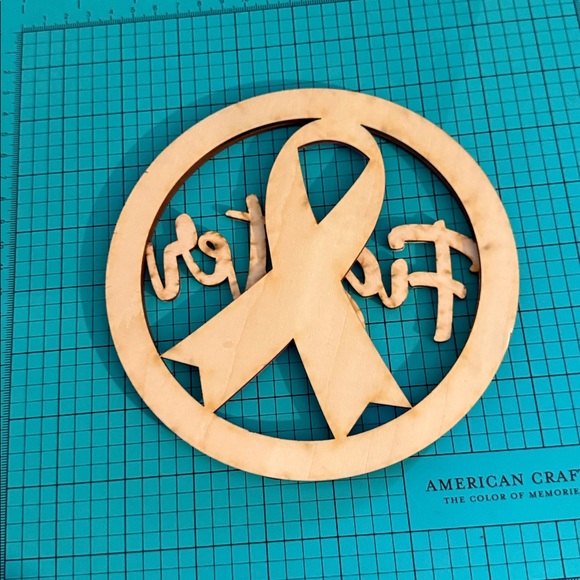 Pink Ribbon Fighter Sign - Picture 2 of 2